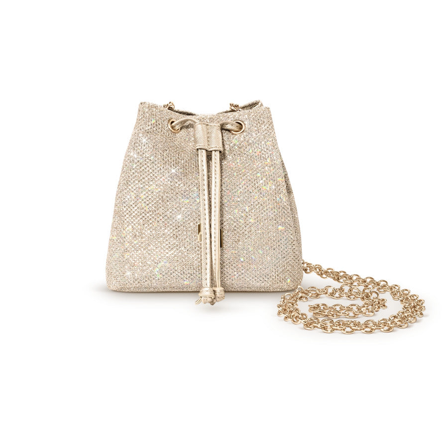 Gold Reflections Glitter Pochette