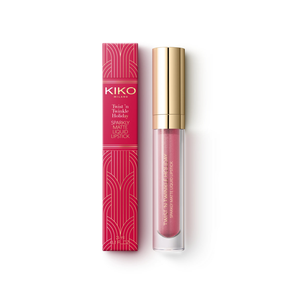 Twist 'N Twinkle Holiday Sparkly Matte Liquid Lipstick
