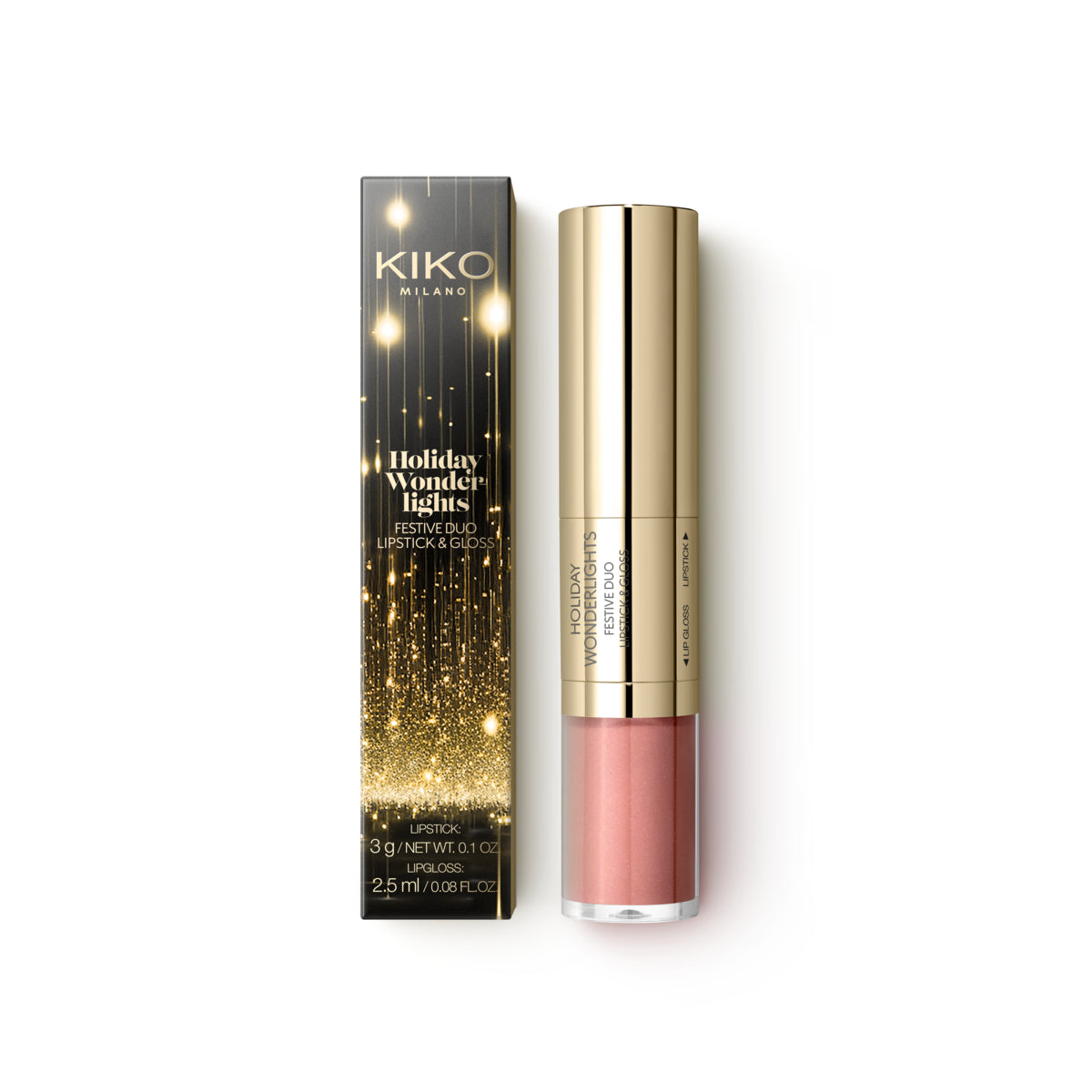 KIKO Milano Holiday Wonderlights Festive Duo Matte Lipstick & Gloss