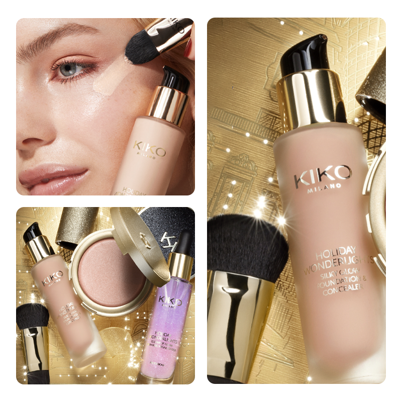 KIKO Milano Holiday Wonderlights Silky Glow Foundation & Concealer