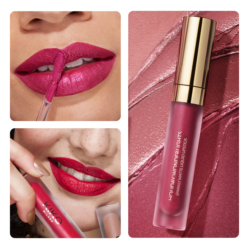 KIKO Milano Holiday Wonderlights Sparkly Matte Liquid Lipstick