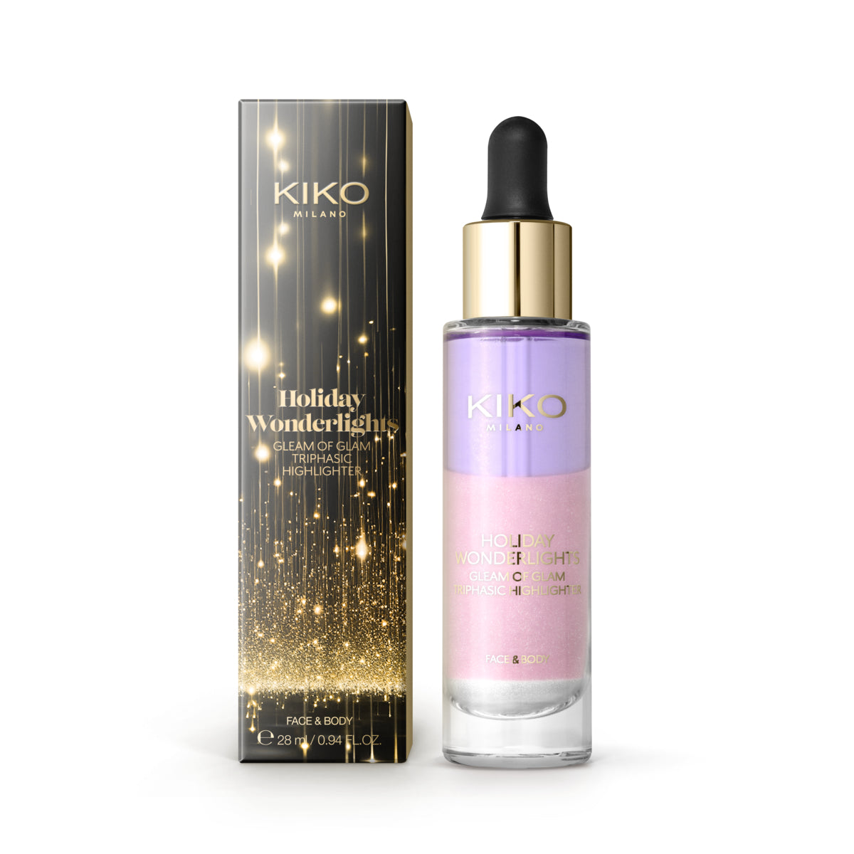 KIKO Milano Holiday Wonderlights Gleam Of Glam Triphasic Highlighter