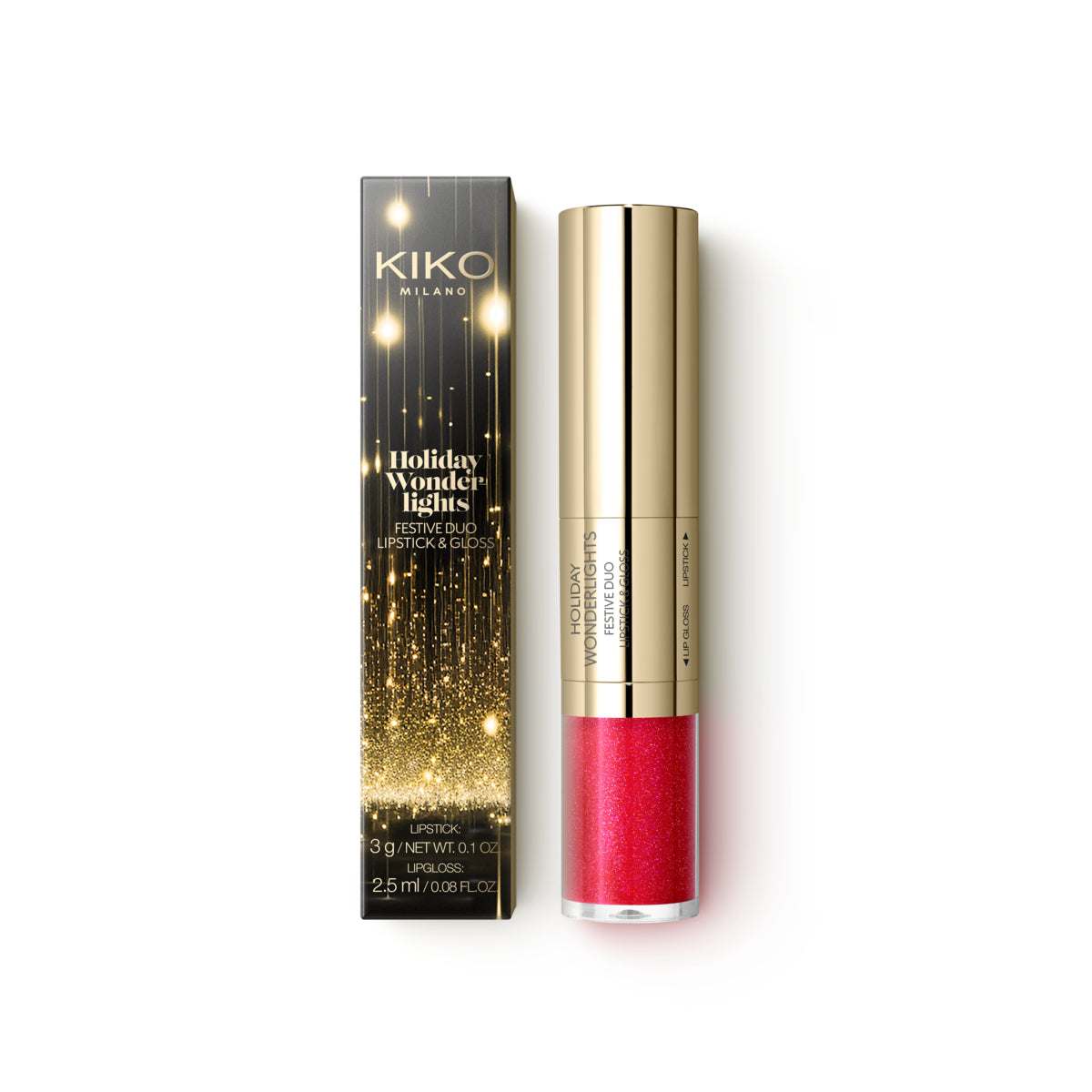 KIKO Milano Holiday Wonderlights Festive Duo Matte Lipstick & Gloss