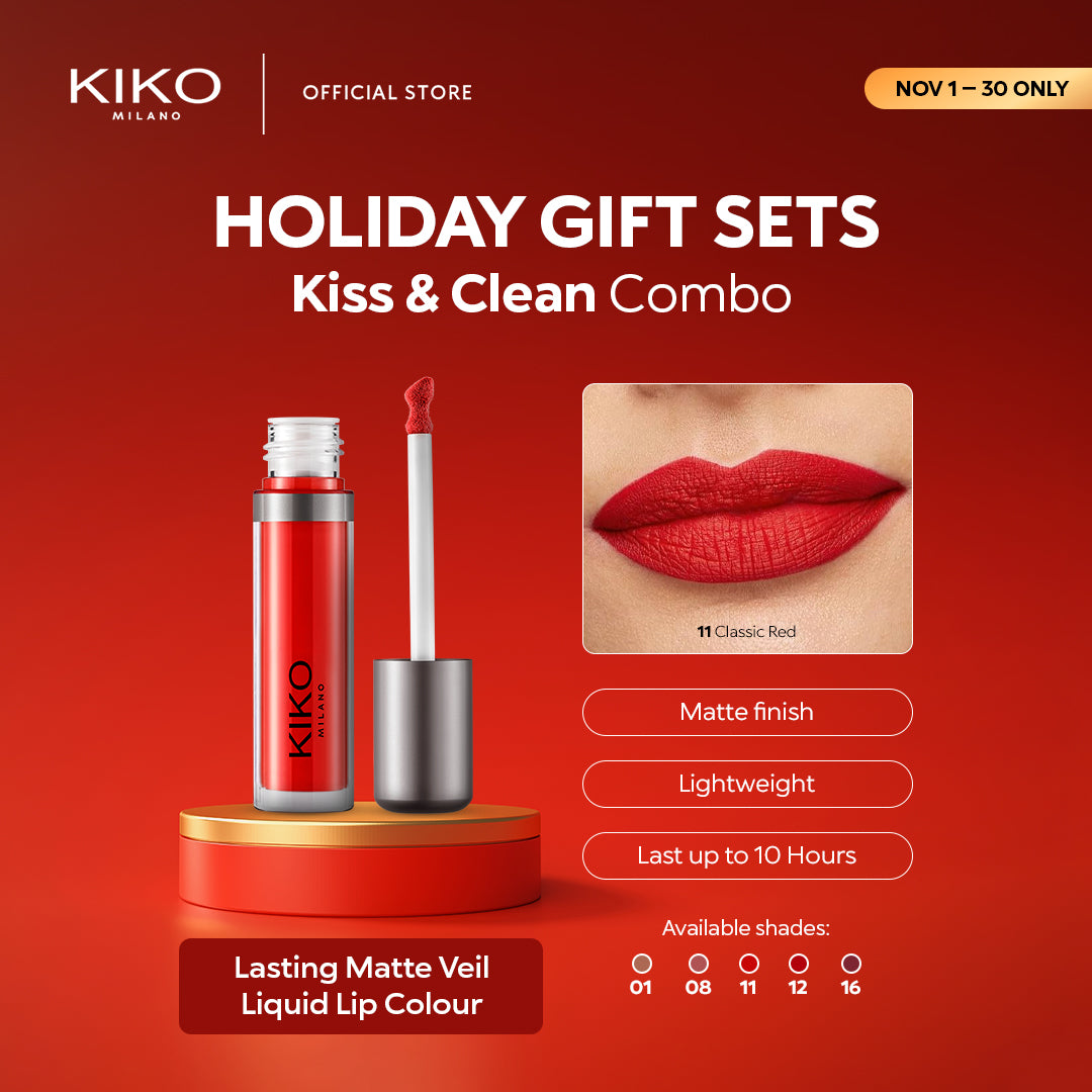 KIKO Milano Holiday Bundle Kiss and Clean Combo