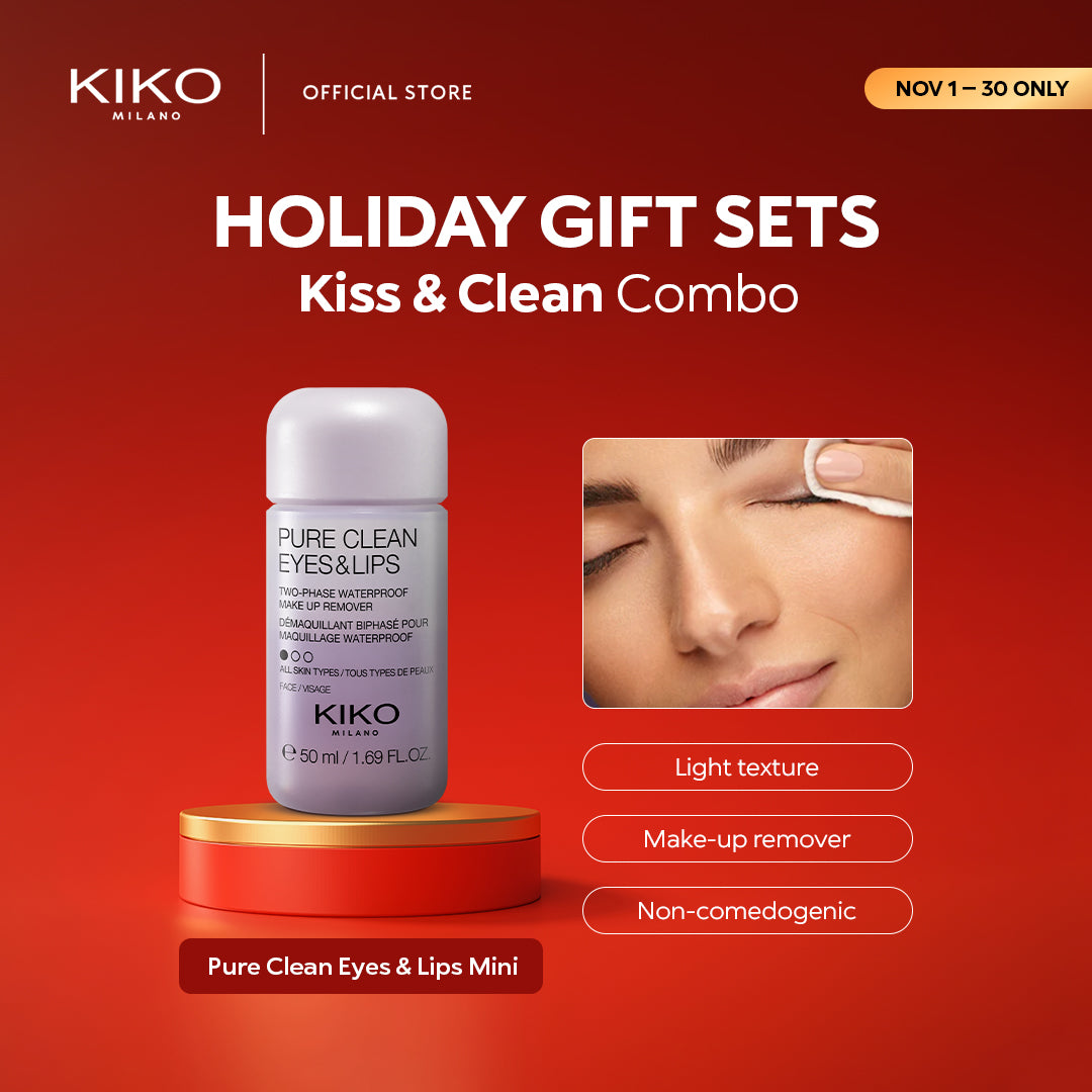 KIKO Milano Holiday Bundle Kiss and Clean Combo