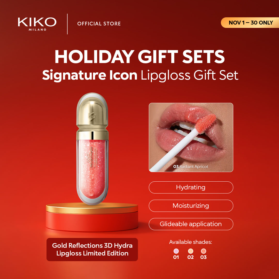 KIKO Milano Holiday Bundle Signature Icon - Limited Edition (Lip Gloss)